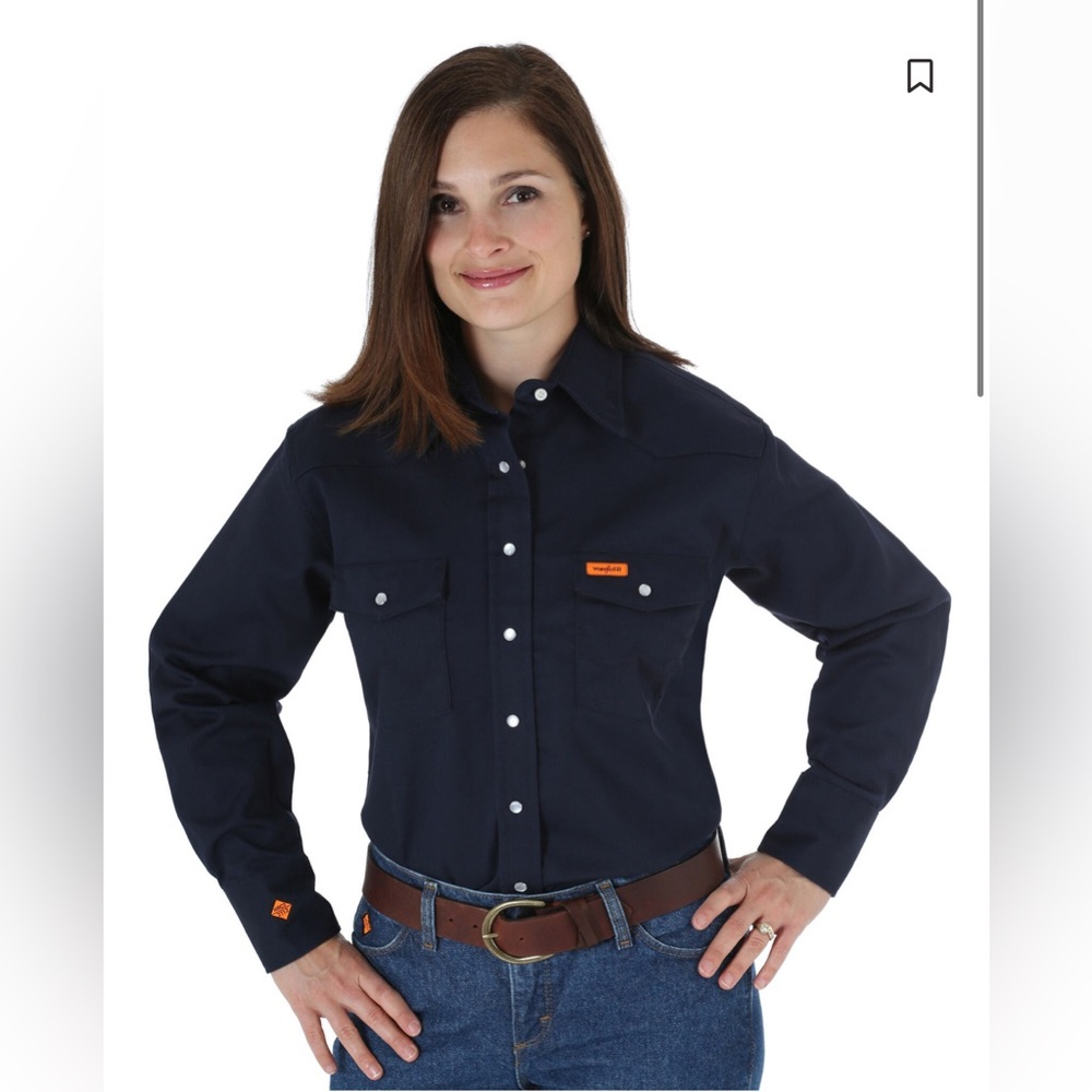 Wrangler Women's Fire Resistant FR Work Shirt
